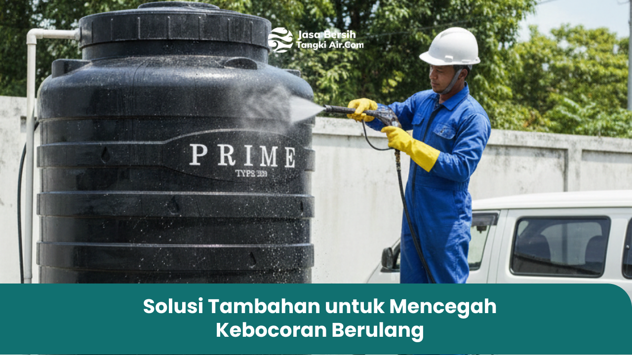 Solusi Tambahan untuk Mencegah Kebocoran Berulang