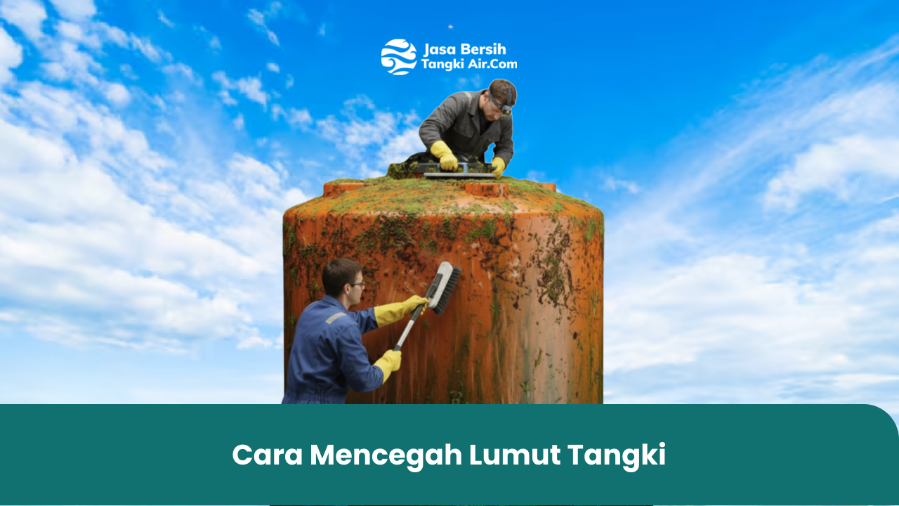 cara mencegah lumut tangki
