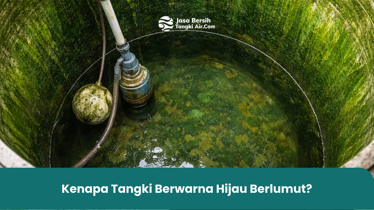 Kenapa Tangki Berwarna Hijau Berlumut