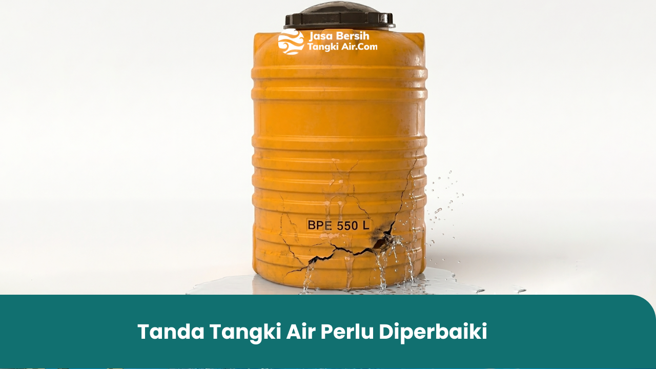 Tanda Tangki Air Perlu Diperbaiki