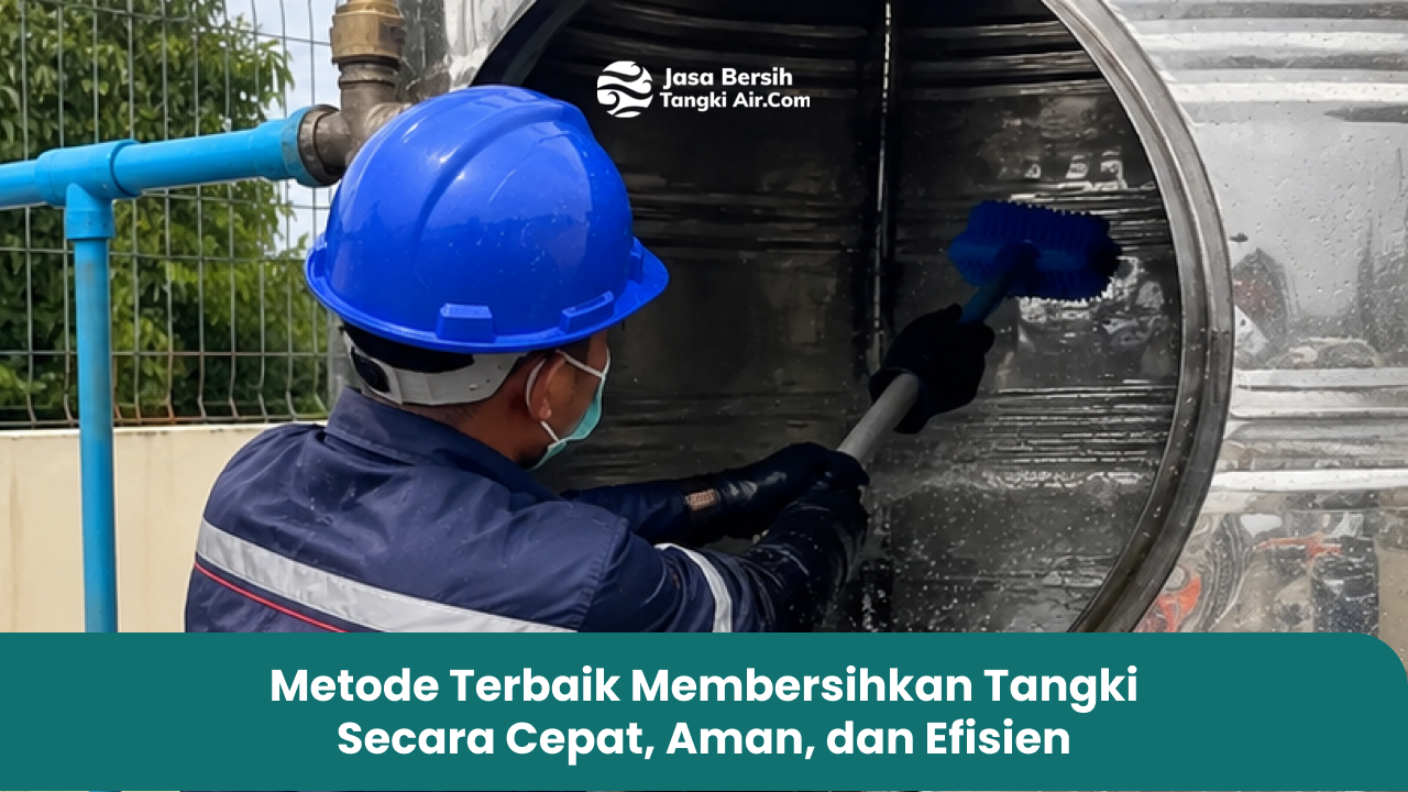 Metode Terbaik Membersihkan Tangki Secara Cepat, Aman, dan Efisien