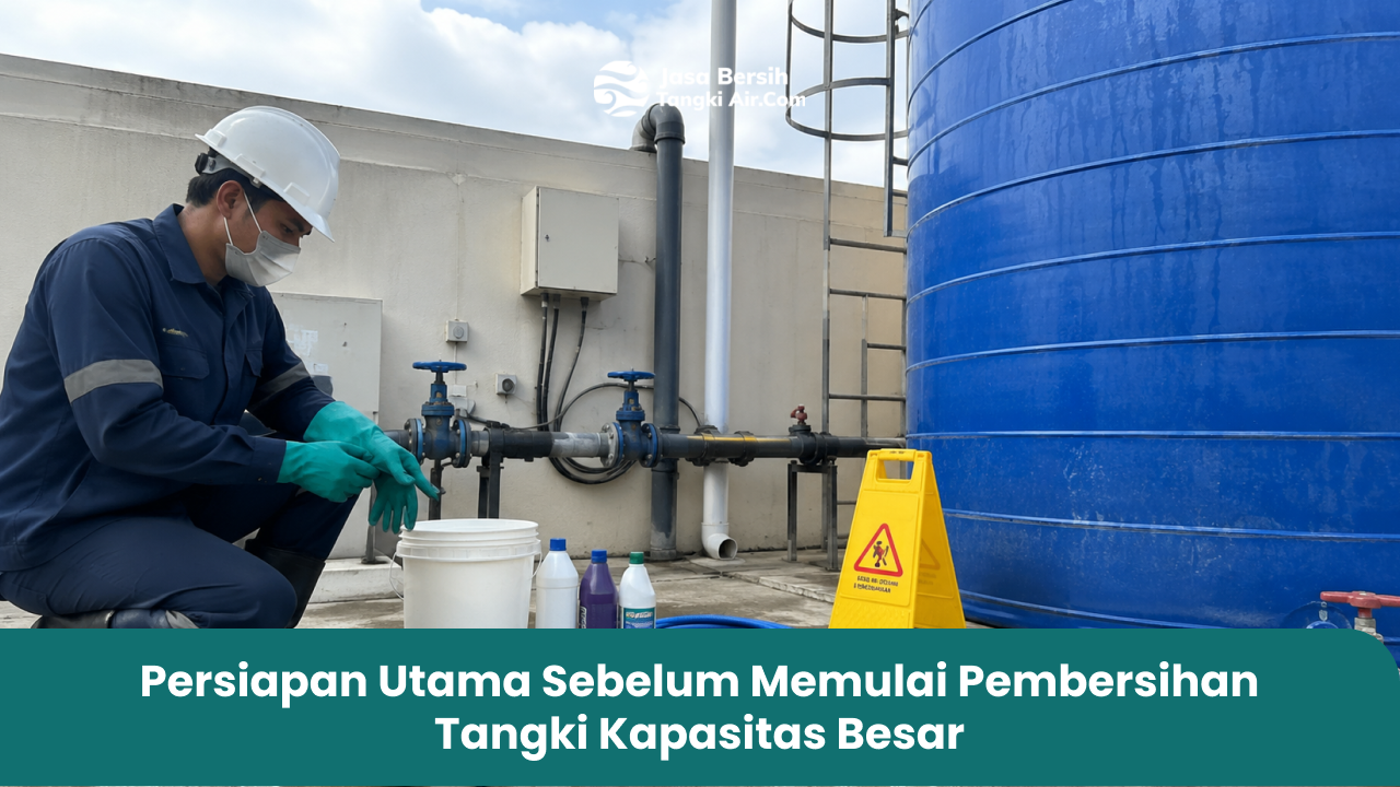 Persiapan Utama Sebelum Memulai Pembersihan Tangki Kapasitas Besar