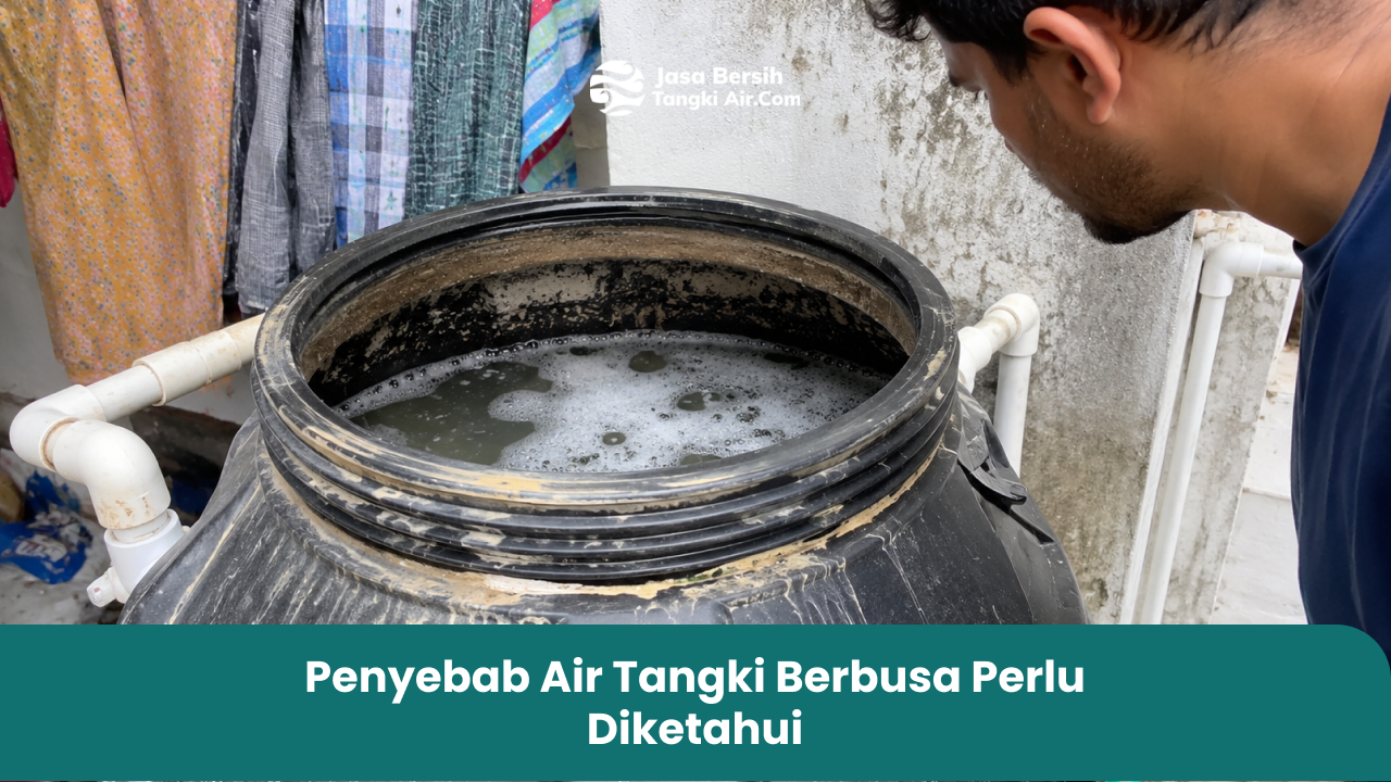 Penyebab Air Tangki Berbusa Perlu Diketahui
