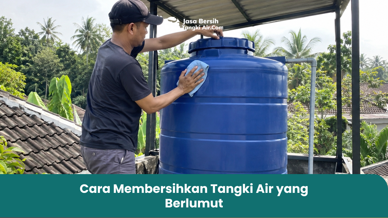 Cara Membersihkan Tangki Air yang Berlumut