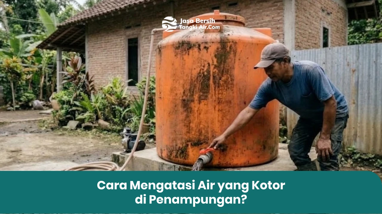 Cara Mengatasi Air yang Kotor di Penampungan