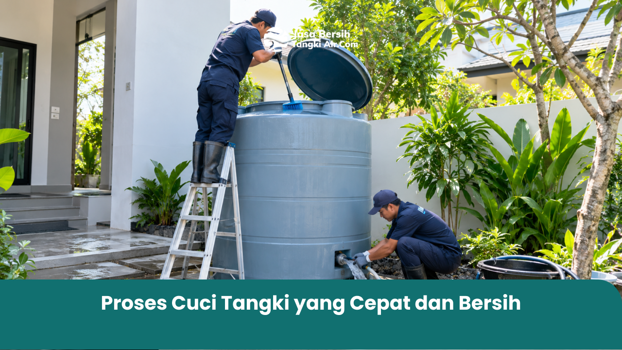 Proses Cuci Tangki yang Cepat dan Bersih
