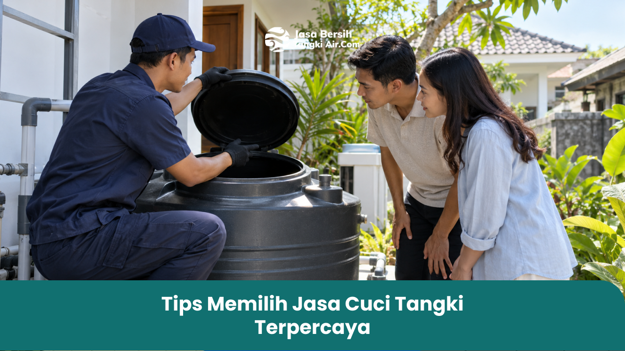 Tips Memilih Jasa Cuci Tangki Terpercaya